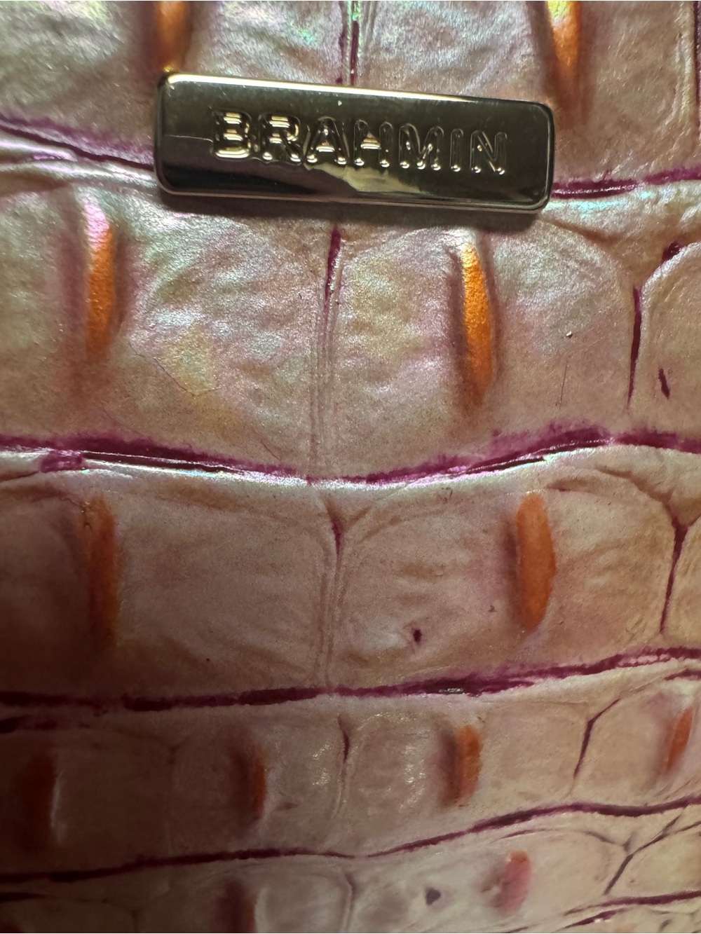 Brahmin Daisy Leather Wristlet NWT - Picture 6 of 14